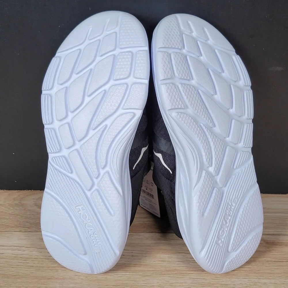 Hoka One One Ora Recovery 2 Shoes Womens Sz 7 B White Black athletic Sneaker - Picture 6 of 8